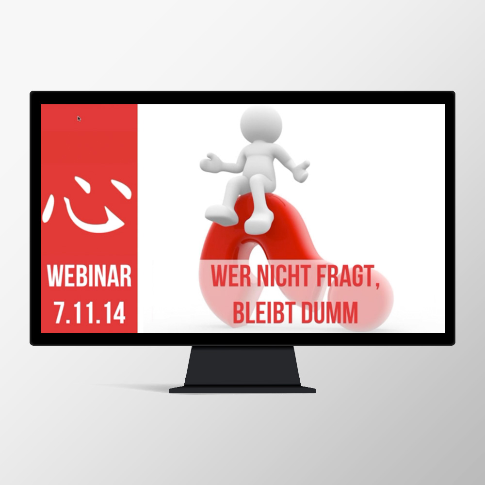 Wer nicht fragt, bleibt dumm