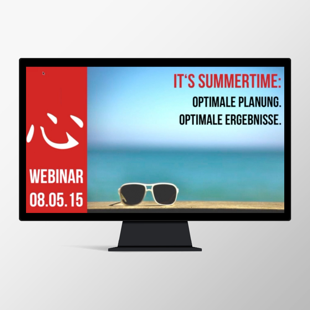 It's Summer: Time Optimale Planung. Optimale Ergebnisse.