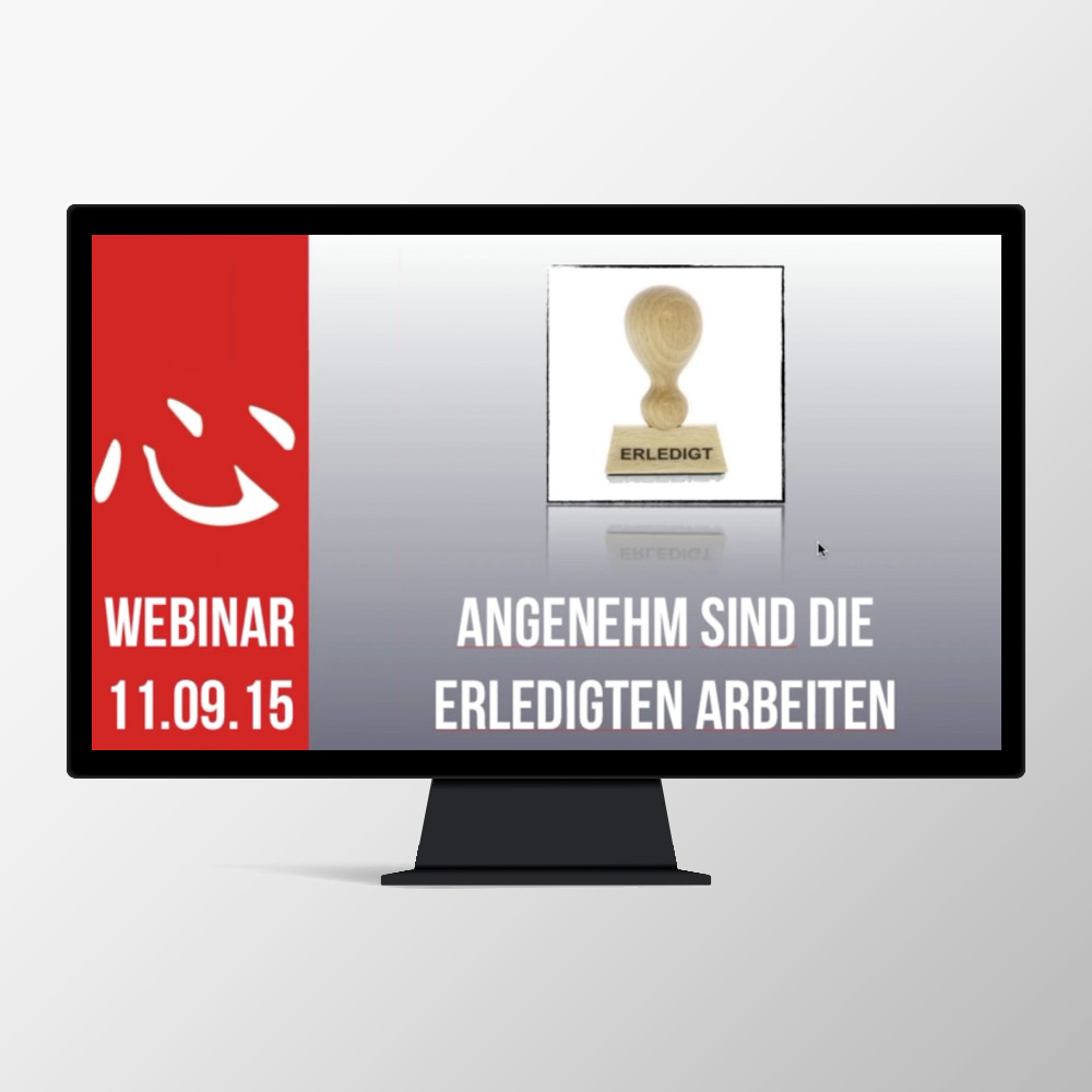 Angenehm sind die erledigten Arbeiten