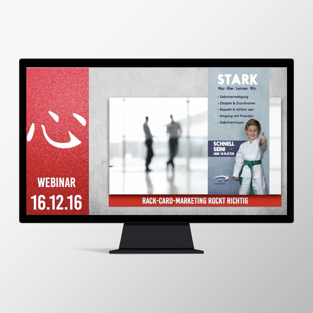Rack-Card-Marketing rockt richtig + Schritt-für-Schritt-Video