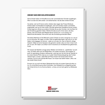 10 Must-haves einer exzellenten Bleiberate