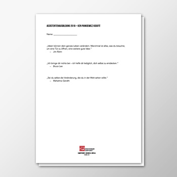 Assistentenausbildung - Ken Pankiewicz