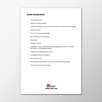 Aufgaben - Programmdirektor2