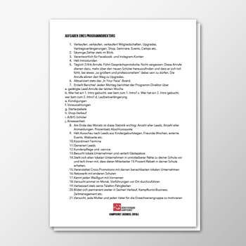 Aufgaben - Programmdirektors3