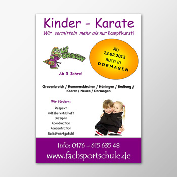Beispiel - Werbeanzeige Dormagen - Kinder ab 3