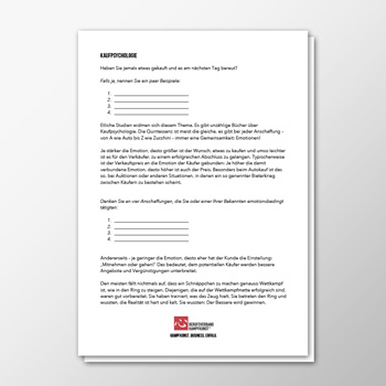 Business-System - Kaufpsychologie