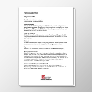 Business-System – Professionelle Statistiken