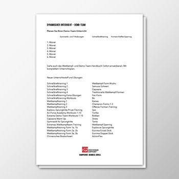 Demo-Team - Dynamischer Unterricht