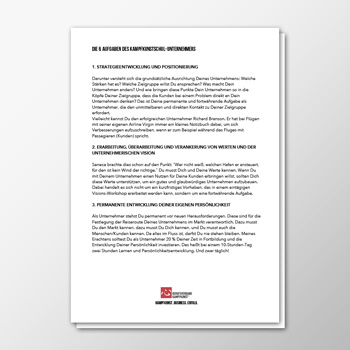 Die 6 Aufgaben des Kampfkunst-Unternehmens