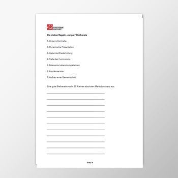 Die 7 Regeln ewiger Bleiberate