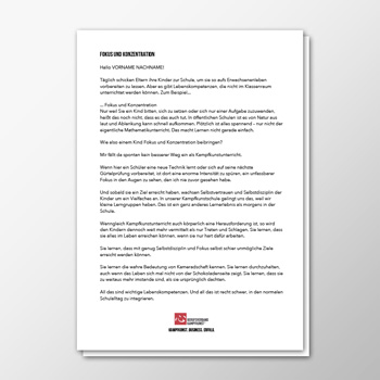 E-Mail - Fokus und Konzentration