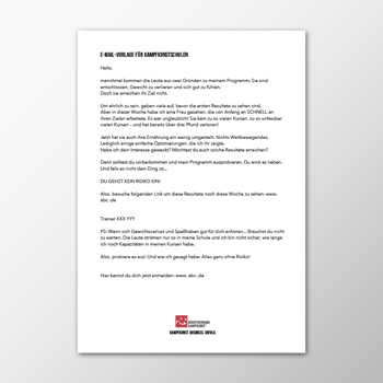 E-Mail - Hier anmelden