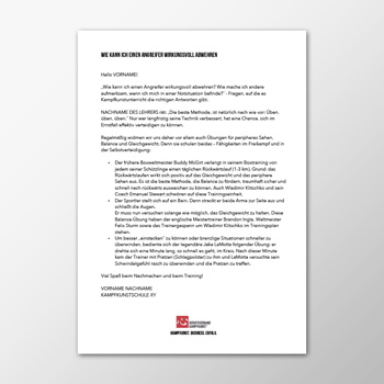 E-Mail - Wie kann ich einen Angreifer wirkungsvoll abwehren