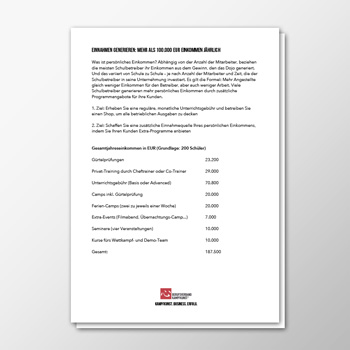 Einnahmen generieren – Mehr als 100.000 EUR Einkommen jährlich