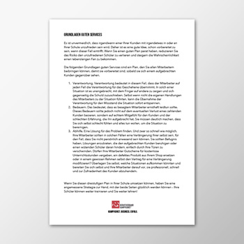 Grundlagen Guten Services