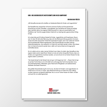 Kind- und jugendgerechte Wertevermittlung - Gina Rauh-Förster