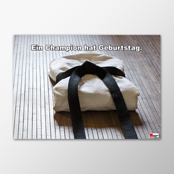 Kindergeburtstag - A Champion was born