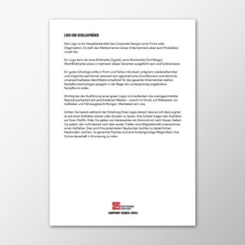 Logo und Schulaufnäher