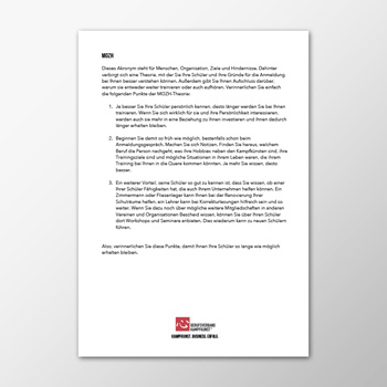 MOZH - Menschen, Organisation, Ziele und Hindernisse