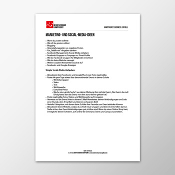 Marketing und Social-Media-Ideen