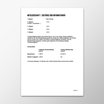 Mitgliedschaft Beiträge und Informationen