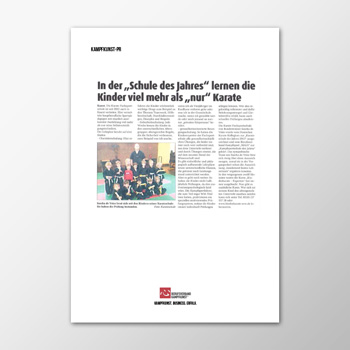 PresseKit - Kampfkunstschule des Jahres 2012