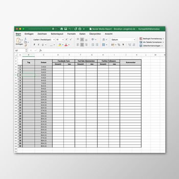 Social Media Report - Brooklyn Jongkind