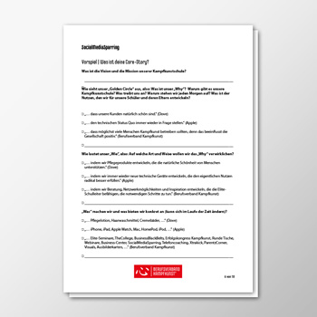 Social Media Sparring