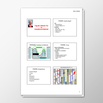 Tag der offenen Tür - Handout