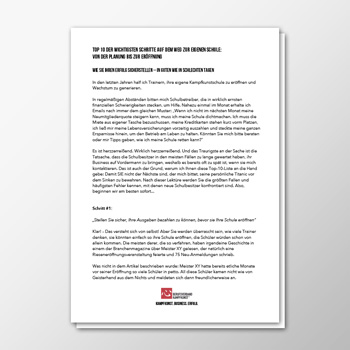 Der Weg zur eigenen Schule - Von der Planung bis zur Eröffnung