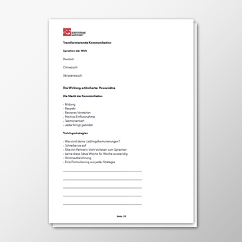 Transformierende Kommunikation – Power-Formulierungen