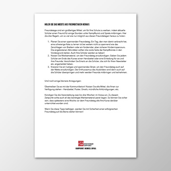 Veranstaltung - Freundetag - Das Meiste aus Freundetagen herausholen