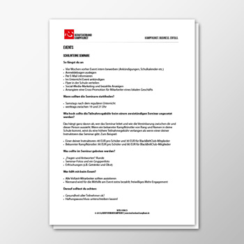 Veranstaltung - Internes Schulturnier