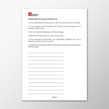 Wie man ein guter Schulleiter wird