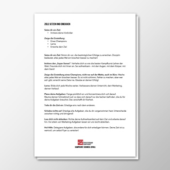 Ziele setzen und erreichen